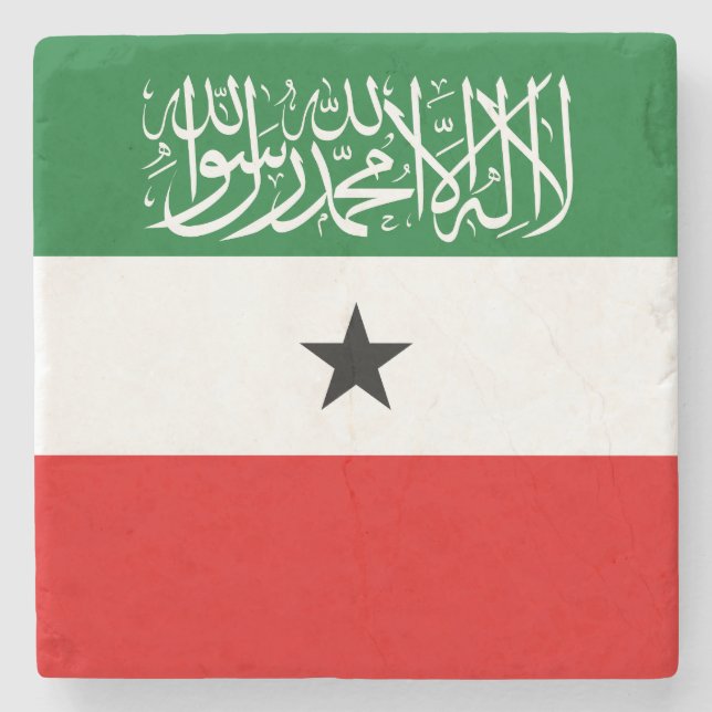 Somaliland Flag Stone Coaster (Front)