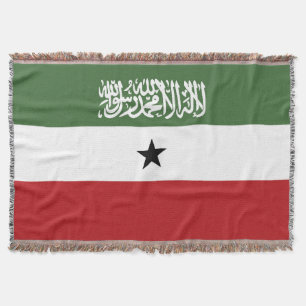 Somaliland flag throw blanket