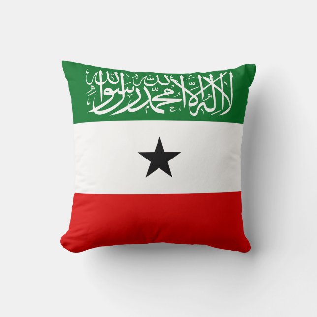 Somaliland Flag Throw Pillow (Front)