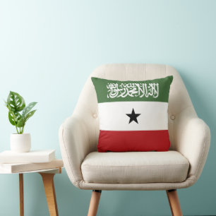 Somaliland flag throw pillow
