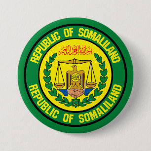 Somaliland Round Emblem 3 Inch Round Button