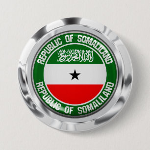 Somaliland Round Emblem 3 Inch Round Button