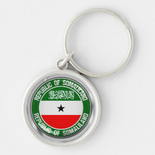 Somaliland Round Emblem Keychain