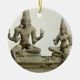 Somaskanda, Chola, Tamil Nadu (bronze) Ceramic Ornament