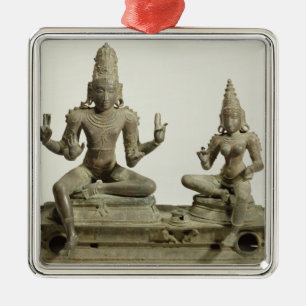 Somaskanda, Chola, Tamil Nadu (bronze) Metal Ornament