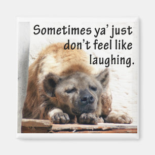 Sombre Hyena Magnet