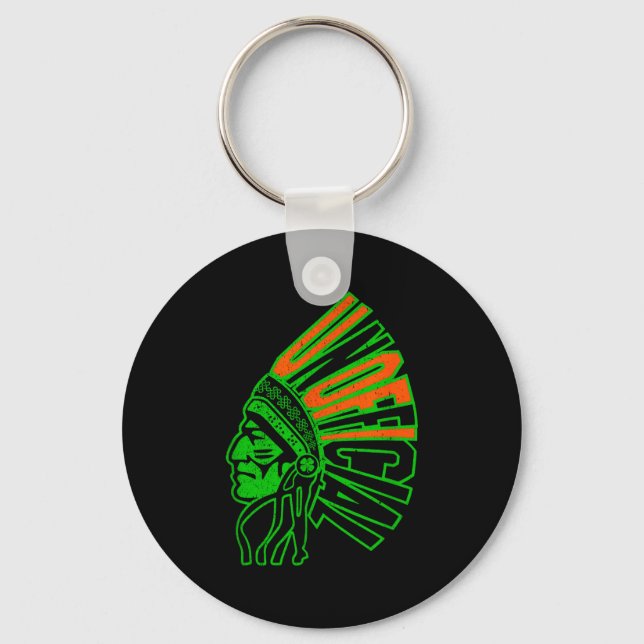 Sombrero Cactus Fiesta Squad Matching Cinco De May Keychain (Front)