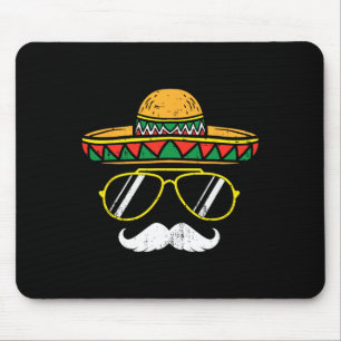 Sombrero Face Cinco De Mayo Mexican Fiesta Party K Mouse Pad
