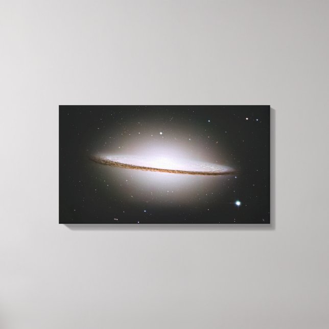 Sombrero galaxy canvas print (Front)