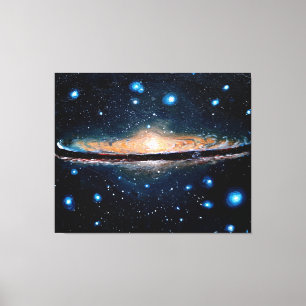 Sombrero galaxy canvas print