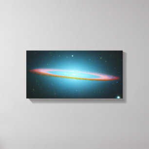 Sombrero Galaxy - M104 - toile enveloppée
