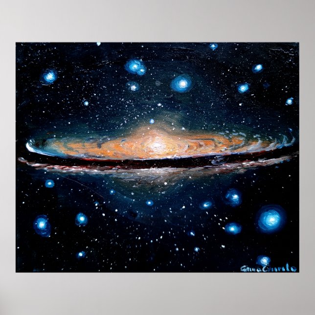 Sombrero galaxy poster (Front)