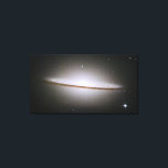 Sombrero Galaxy Wrapped Canvas<br><div class="desc">Lovely old image from NASA/Hubble program of the Sombrero Galaxy.</div>
