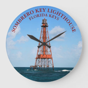 Sombrero Key Lighthouse Florida Keys Clock