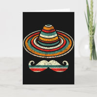 Sombrero Serape Cinco De Mayo Mustache Fiesta Men 