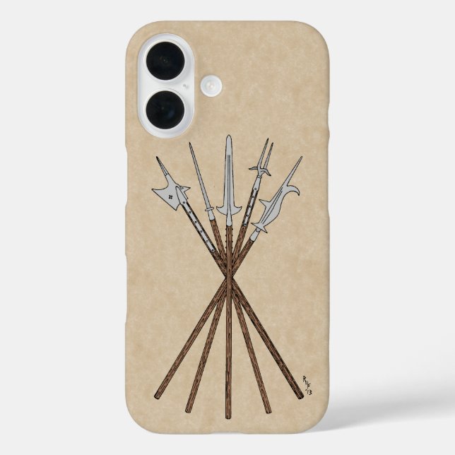 Some 16th Century Polearms Case-Mate iPhone Case (Back)