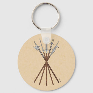 Some 16th Century Polearms Keychain