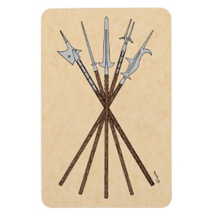 Some 16th Century Polearms Magnet