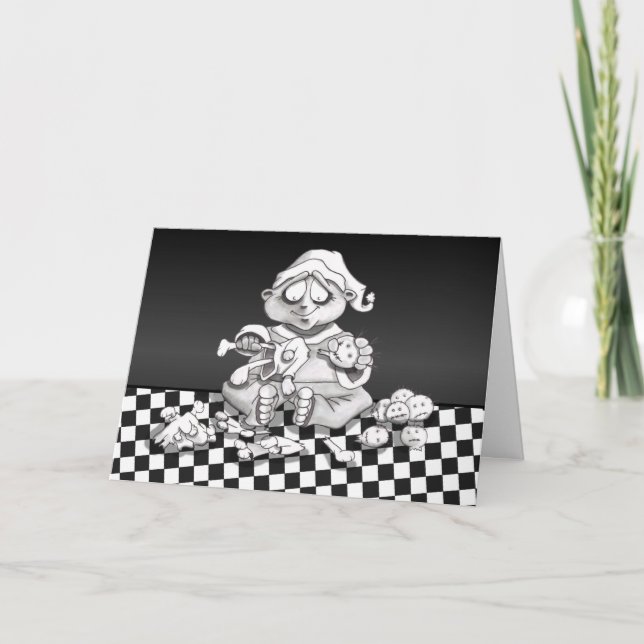 Some Assembly Required Holiday Card (Front)