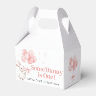 Some Bunny Balloon Birthday Party Favor Box