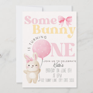 Some bunny birthday  invitation