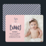 SOME BUNNY BIRTHDAY PARTY INVITATION<br><div class="desc">SOME BUNNY BIRTHDAY PARTY INVITATION. PART OF A COLLECTION.</div>