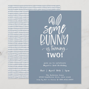 Some Bunny Birthday Party Invitation