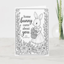 Some Bunny Cares About You Colour Me