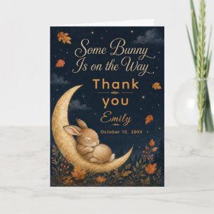 Some Bunny Fall Baby Shower Thank You Card