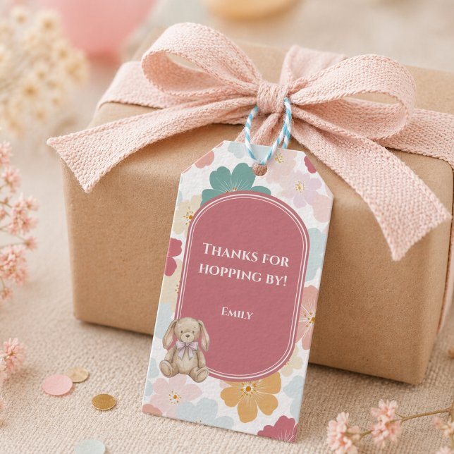Some Bunny Favour Tag Bunny 1st Birthday (Some Bunny Favor Tag Bunny 1st Birthday)