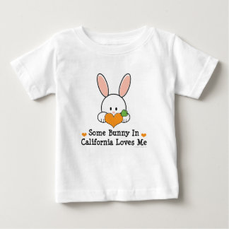 Some Bunny In California Loves Me Baby Tee Shirt