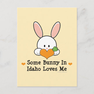 Some Bunny In Idaho Loves Me Postcard