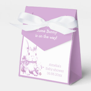 Some Bunny is coming Baby Shower Favor Box