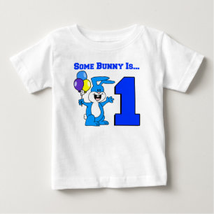 Some Bunny Is One (Blue) Baby T-Shirt