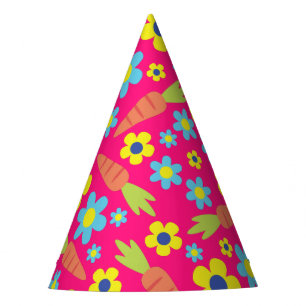 Some Bunny is One Cute Rabbit 1st Birthday Party Party Hat
