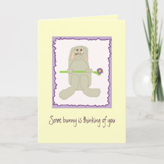 Some bunny is thinking of you card