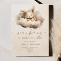 Some Bunny Is Turning One! 1st Birthday Party