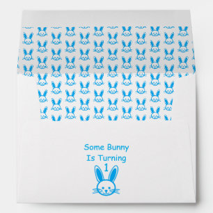 Some Bunny Is Turning One Birthday Envelope