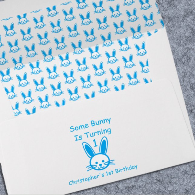 Some Bunny Is Turning One Birthday Envelope (Creator Uploaded)