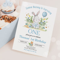 Some Bunny Is Turning One Bunny 1st Birthday Party