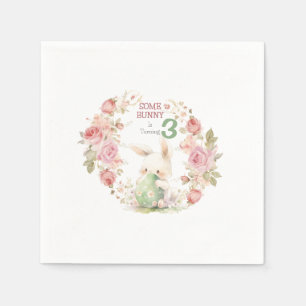 Some Bunny is Turning One Napkin