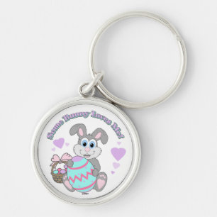 Some Bunny Loves Me! Easter Bunny Keychain