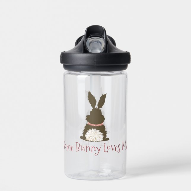 Some Bunny Loves Me Water Bottle (Front)