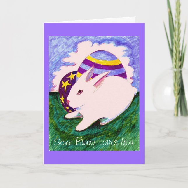 Some Bunny Loves You card (Front)