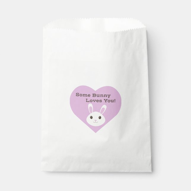 Some Bunny Loves You Favour Bag (Front)