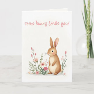 Some Bunny Loves You Happy Easter Photo Card