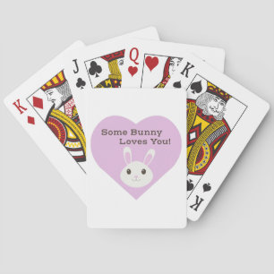 Some Bunny Loves You Playing Cards