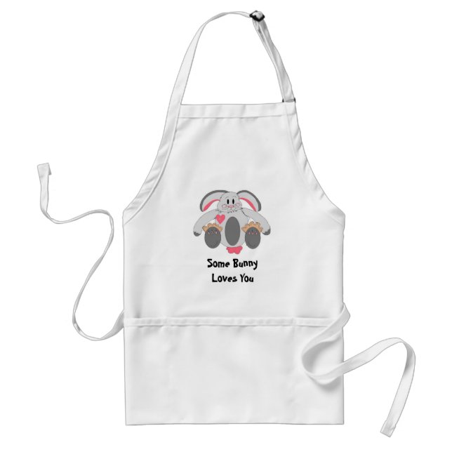 Some Bunny Loves You Standard Apron (Front)