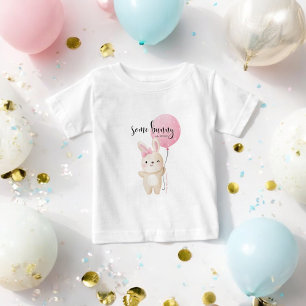 Some Bunny Pink Balloon BIG BROTHER  Baby T-Shirt