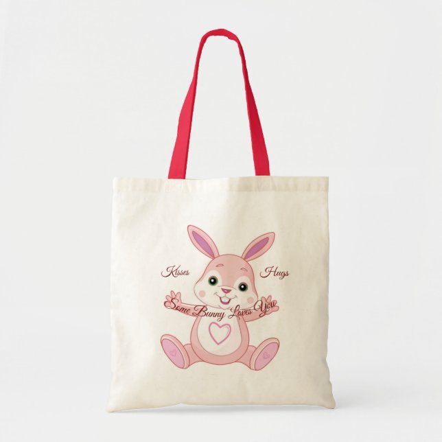Some Bunny Valentine Tote Bag (Front)